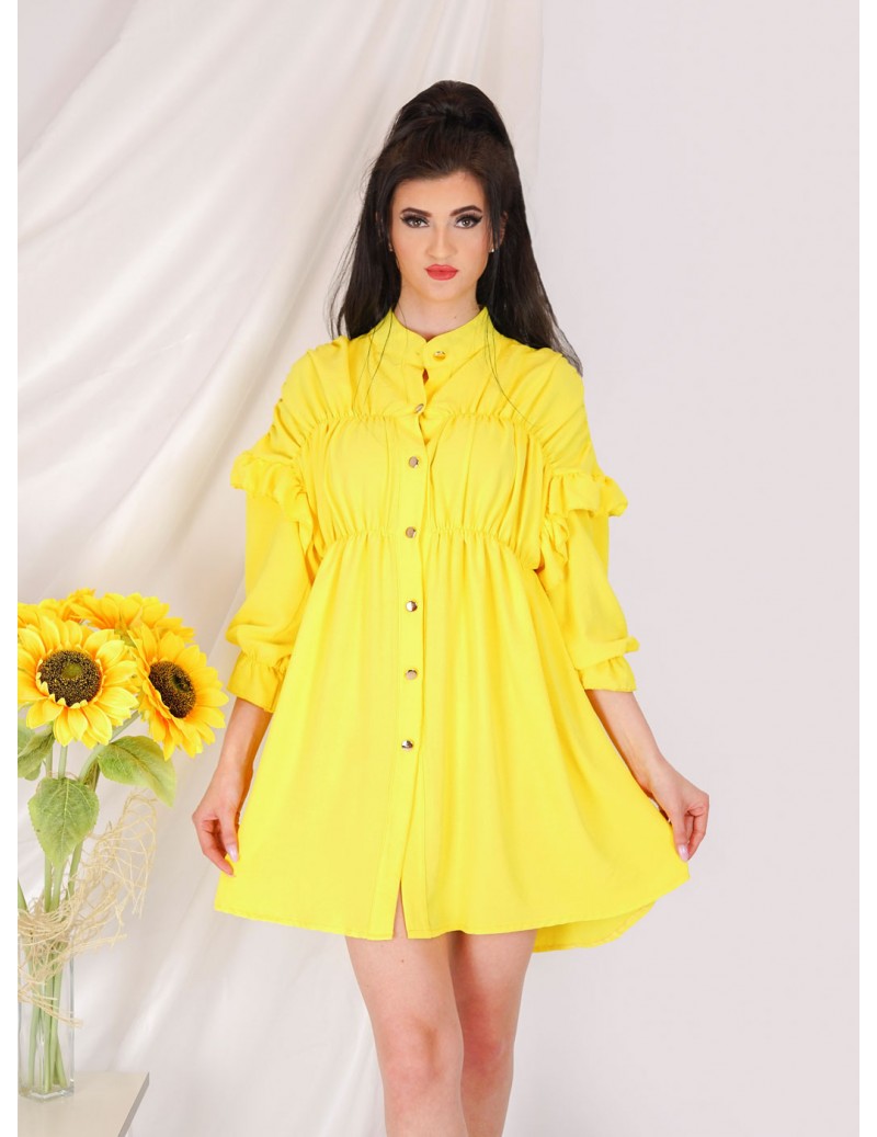 Sukienka oversize zapinana...